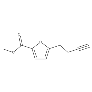 Methyl 5-(but-3-yn-1-yl)furan-2-carboxylate结构式