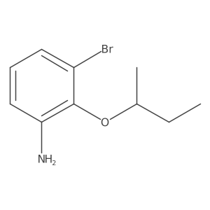 3-Bromo-2-(butan-2-yloxy)aniline Structure