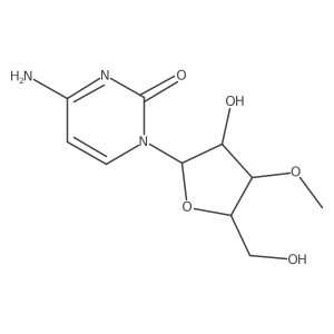 4-Amino-1-((2R,3R,4R,5R)-3-hydroxy-5-(hydroxymethyl)-4-methoxytetrahydrofuran-2-yl)pyrimidin-2(1H)-one Structure