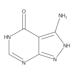 3-amino-1H-pyrazolo[3,4-d]pyrimidin-4-ol Structure