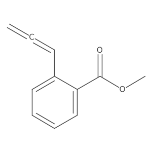Methyl 2-(propa-1,2-dien-1-yl)benzoate结构式