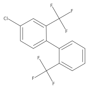 4-Chloro-2,2'-bis-(trifluoromethyl)biphenyl Structure