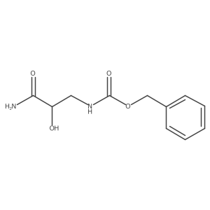 benzyl N-(2-carbamoyl-2-hydroxyethyl)carbamate Structure