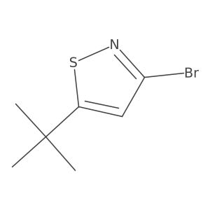 3-Bromo-5-(tert-butyl)isothiazole Structure