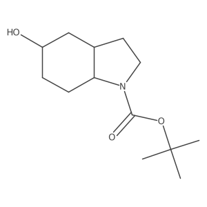 tert-butyl 5-hydroxy-octahydro-1H-indole-1-carboxylate Structure