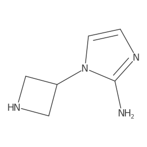 1-(Azetidin-3-yl)-1h-imidazol-2-amine结构式