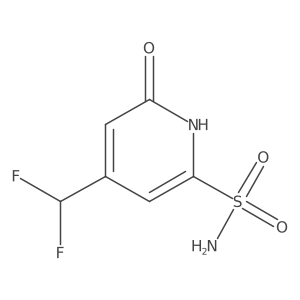 4-(Difluoromethyl)-6-hydroxypyridine-2-sulfonamide Structure