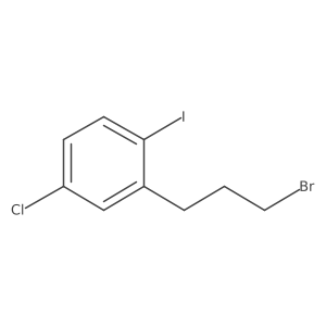 1-(3-Bromopropyl)-5-chloro-2-iodobenzene Structure