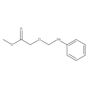 Methyl 2-[(phenylseleno)methoxy]acetate Structure