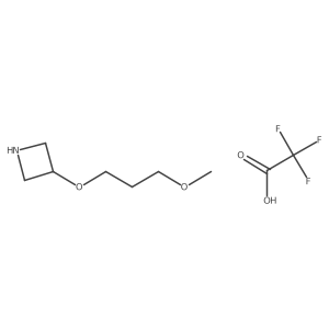 3-(3-Methoxypropoxy)azetidine trifluoroacetate结构式