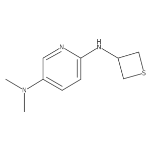 N5,N5-Dimethyl-N2-(thietan-3-yl)pyridine-2,5-diamine结构式