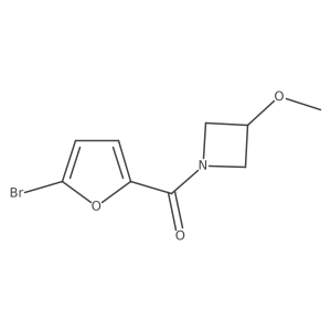 1-(5-Bromofuran-2-carbonyl)-3-methoxyazetidine Structure