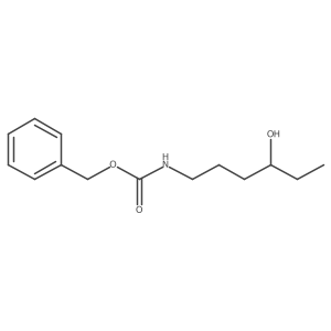 benzyl N-(4-hydroxyhexyl)carbamate结构式