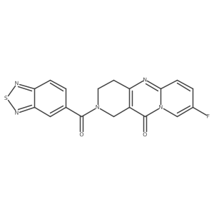 2-(benzo[c][1,2,5]thiadiazole-5-carbonyl)-8-fluoro-3,4-dihydro-1H-dipyrido[1,2-a:4',3'-d]pyrimidin-11(2H)-one Structure