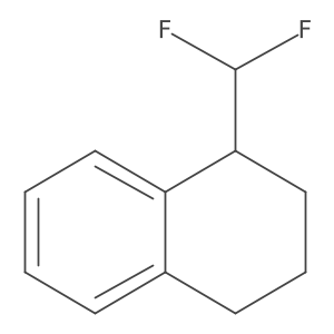 1-(Difluoromethyl)-1,2,3,4-tetrahydronaphthalene结构式