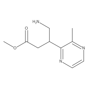 Methyl 4-amino-3-(3-methylpyrazin-2-yl)butanoate Structure