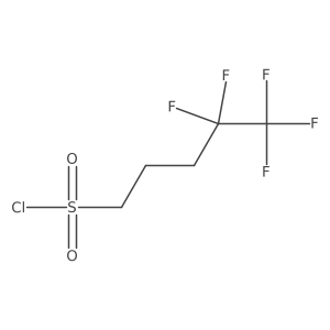 4,4,5,5,5-Pentafluoropentanesulfonyl chloride结构式