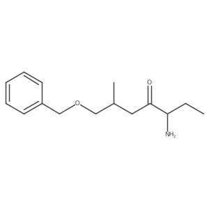 (5R)-5-amino-1-(benzyloxy)-2-methylheptan-4-one Structure