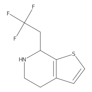 7-(2,2,2-trifluoroethyl)-4H,5H,6H,7H-thieno[2,3-c]pyridine Structure