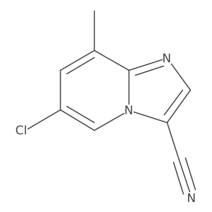 6-Chloro-8-methylimidazo[1,2-a]pyridine-3-carbonitrile Structure