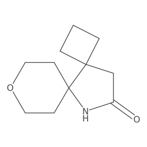 8-Oxa-11-azadispiro[3.0.5^{5}.3^{4}]tridecan-12-one结构式