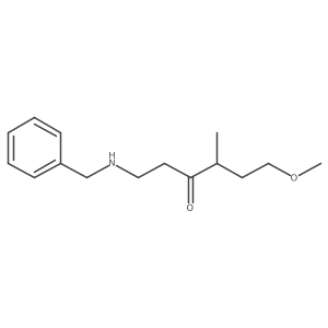 1-(Benzylamino)-4-(2-methoxyethyl)pentan-3-one Structure
