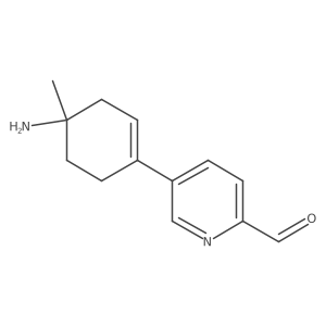 5-(4-Amino-4-methylcyclohex-1-en-1-yl)pyridine-2-carbaldehyde Structure
