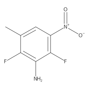 2,6-Difluoro-3-methyl-5-nitroaniline结构式