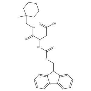 3-({[(9H-fluoren-9-yl)methoxy]carbonyl}amino)-3-{[(1-methylcyclohexyl)methyl]carbamoyl}propanoic acid结构式