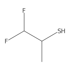 1,1-Difluoropropane-2-thiol结构式