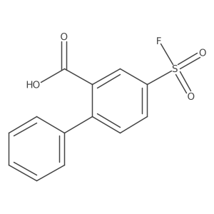 5-(Fluorosulfonyl)-2-phenylbenzoic acid Structure