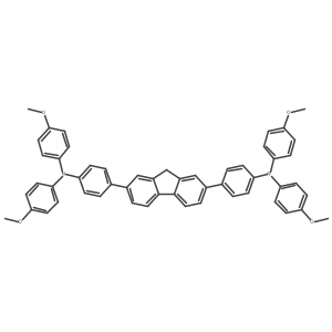 4,4'-(9H-Fluorene-2,7-diyl)bis(N,N-bis(4-methoxyphenyl)aniline) Structure