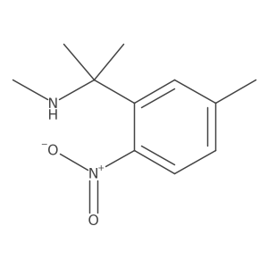Methyl[2-(5-methyl-2-nitrophenyl)propan-2-yl]amine Structure