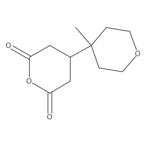 4-(4-Methyloxan-4-yl)oxane-2,6-dione Structure