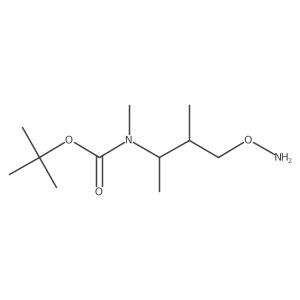 tert-butyl N-[4-(aminooxy)-3-methylbutan-2-yl]-N-methylcarbamate Structure