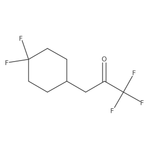 3-(4,4-Difluorocyclohexyl)-1,1,1-trifluoropropan-2-one Structure