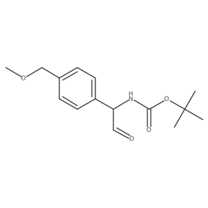 tert-butyl N-{1-[4-(methoxymethyl)phenyl]-2-oxoethyl}carbamate Structure