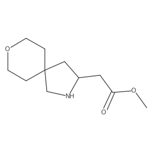 Methyl 2-{8-oxa-2-azaspiro[4.5]decan-3-yl}acetate结构式