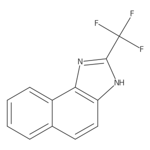 2-(Trifluoromethyl)-1H-naphtho[1,2-d]imidazole结构式