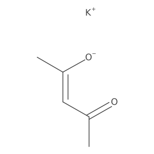 Potassium;4-oxopent-2-en-2-olate结构式
