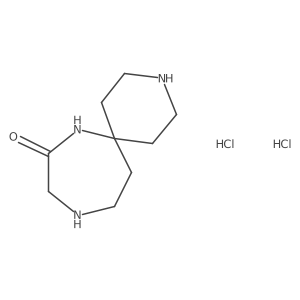 3,7,10-Triazaspiro[5.6]dodecan-8-one dihydrochloride结构式