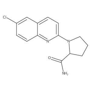 1-(6-Chloroquinolin-2-yl)pyrrolidine-2-carboxamide Structure