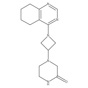4-[1-(5,6,7,8-Tetrahydroquinazolin-4-yl)azetidin-3-yl]piperazin-2-one Structure