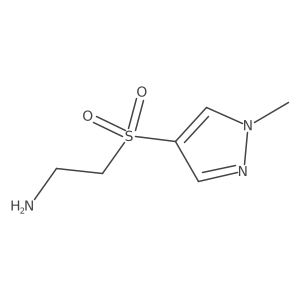 2-[(1-methyl-1H-pyrazol-4-yl)sulfonyl]ethan-1-amine Structure