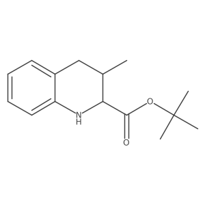 rac-tert-butyl (2R,3S)-3-methyl-1,2,3,4-tetrahydroquinoline-2-carboxylate结构式