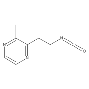 2-(2-Isocyanatoethyl)-3-methylpyrazine Structure