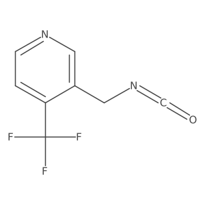 3-(Isocyanatomethyl)-4-(trifluoromethyl)pyridine结构式