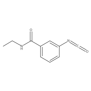 N-ethyl-3-isocyanatobenzamide Structure