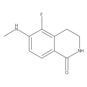 5-Fluoro-6-(methylamino)-1,2,3,4-tetrahydroisoquinolin-1-one Structure