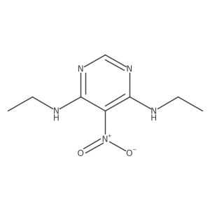 N4,N6-Diethyl-5-nitropyrimidine-4,6-diamine Structure